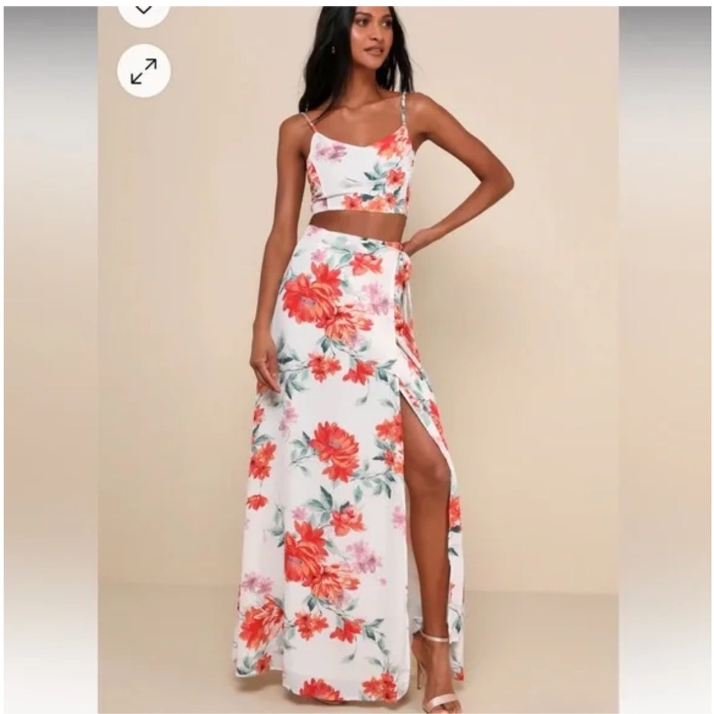 Petite Floral Two-Piece Set